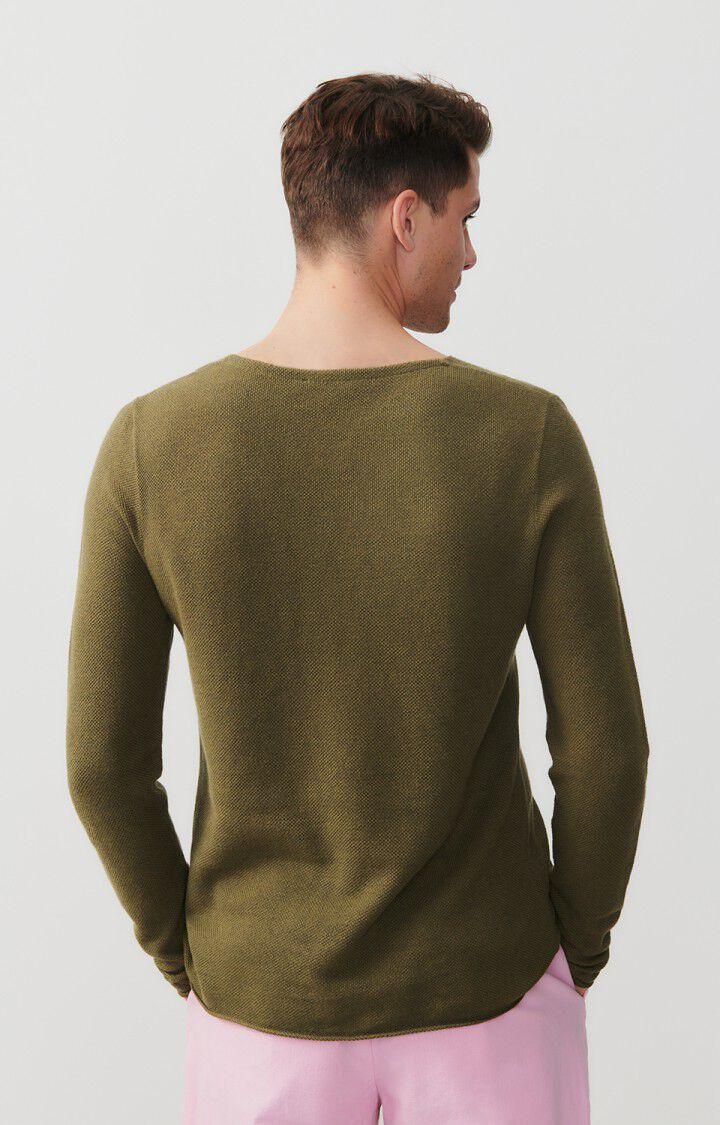 American Vintage Pull Homme Marcel - BUISSON CHINE 69 Manches Longues Vert - E24