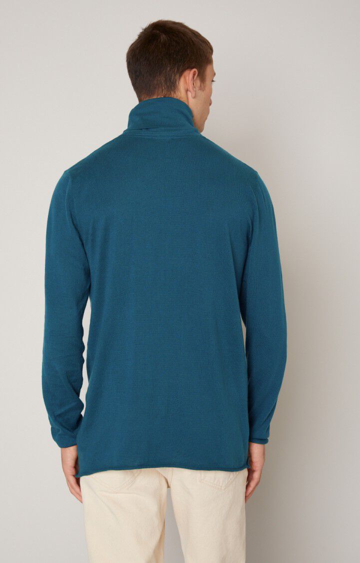 American Vintage Pull Homme Marcel - TEMPETE Manches Longues Bleu - H20