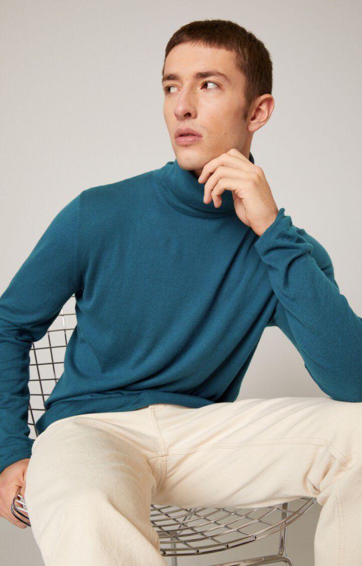 american vintage Pull homme Marcel - TEMPETE Manches longues Bleu - H20