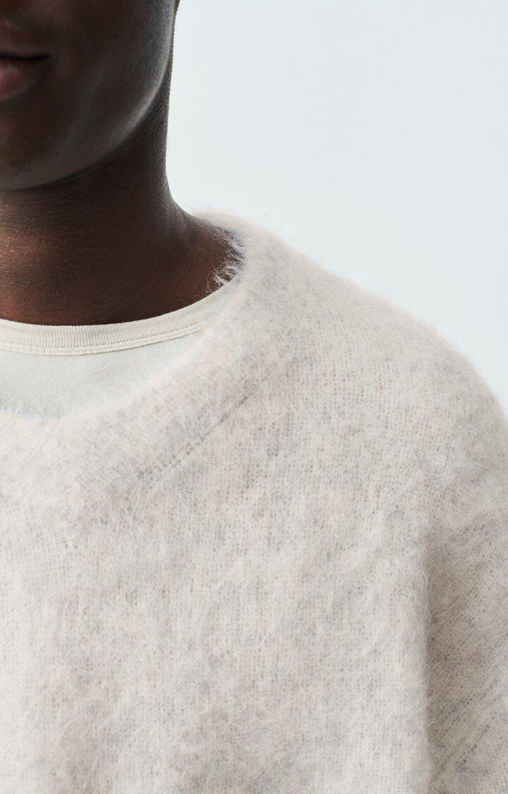 American Vintage Pull Homme Nuny - POLAIRE CHINE 56 Manches Longues Gris - E25