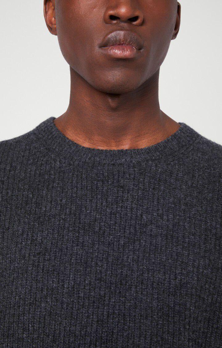 American Vintage Pull Homme Omycity - AVERSE CHINE Manches Longues Gris - H20