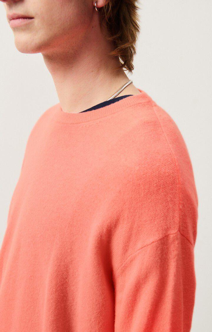 American Vintage Pull Homme Raxow - CORAIL 60 Manches Longues Orange - H24