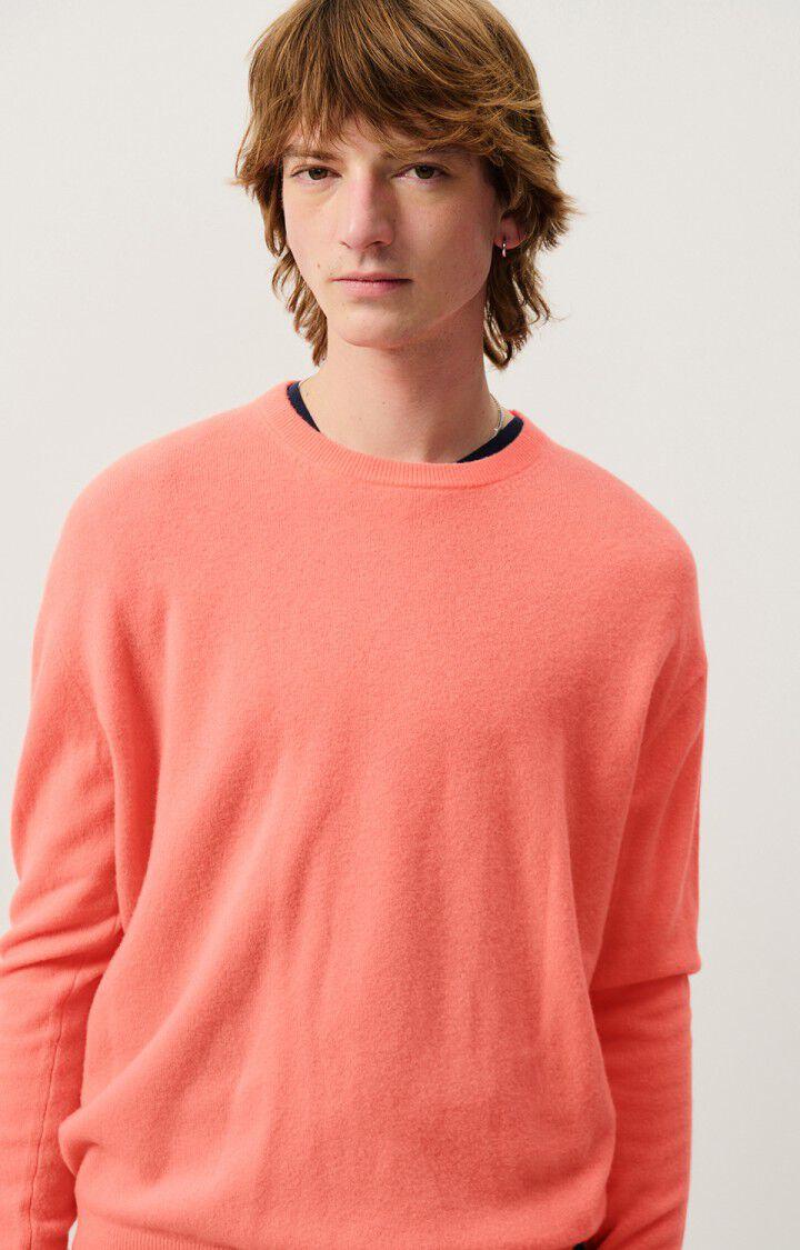 american vintage Pull homme Raxow - CORAIL 60 Manches longues Orange - H24