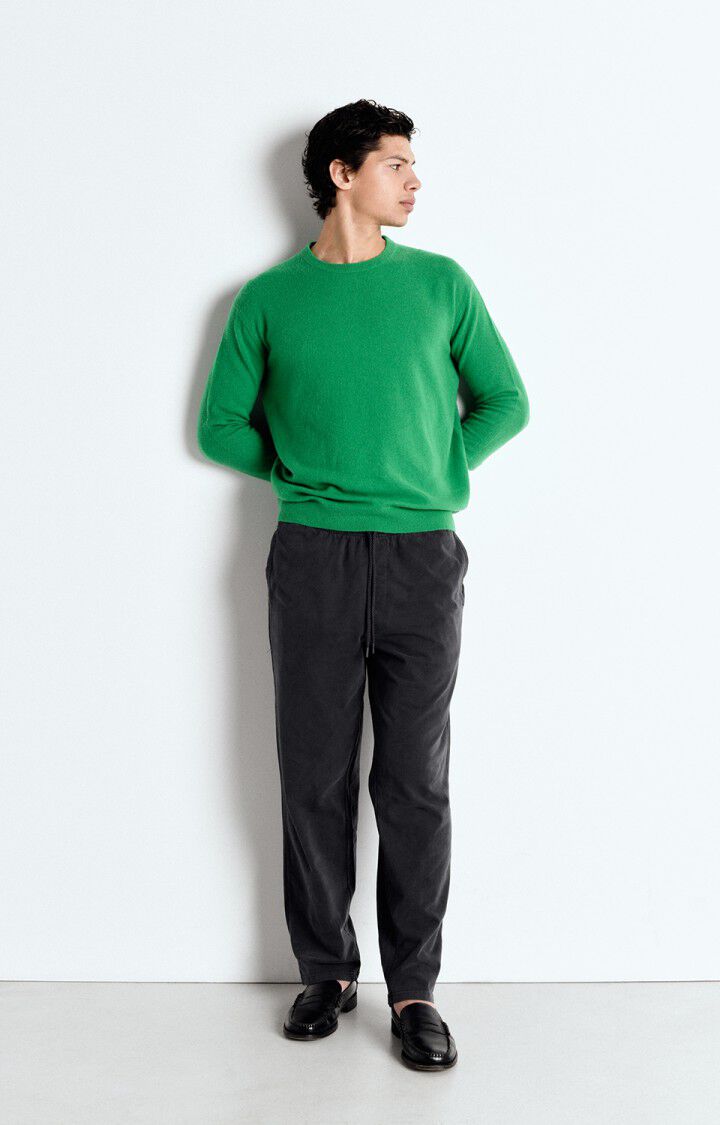 American Vintage Pull Homme Raxow - CRESSON 60 Manches Longues Vert - E25