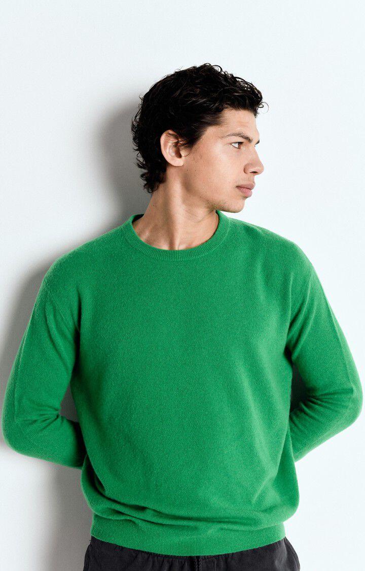 american vintage Pull homme Raxow - CRESSON 60 Manches longues Vert - E25