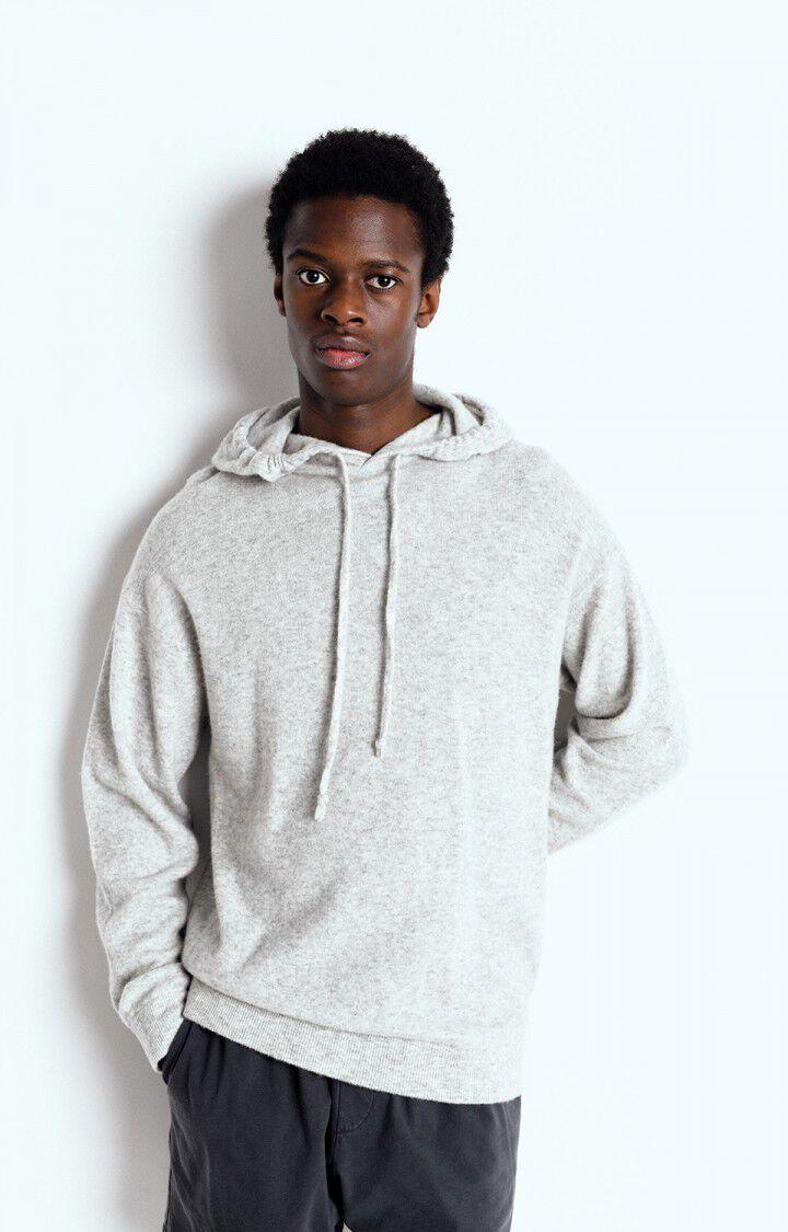 american vintage Pull homme Raxow - GRIS CHINE 57 Manches longues Gris - E25