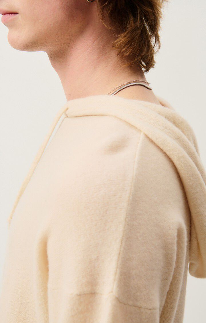 American Vintage Pull Homme Raxow - NATUREL 57 Manches Longues Beige - E25