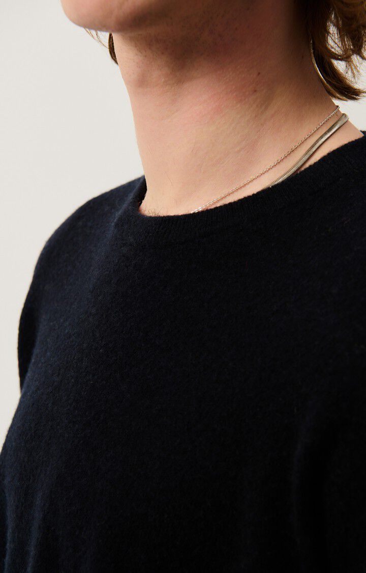 American Vintage Pull Homme Raxow - NOIR 60 Manches Longues Noir - E25