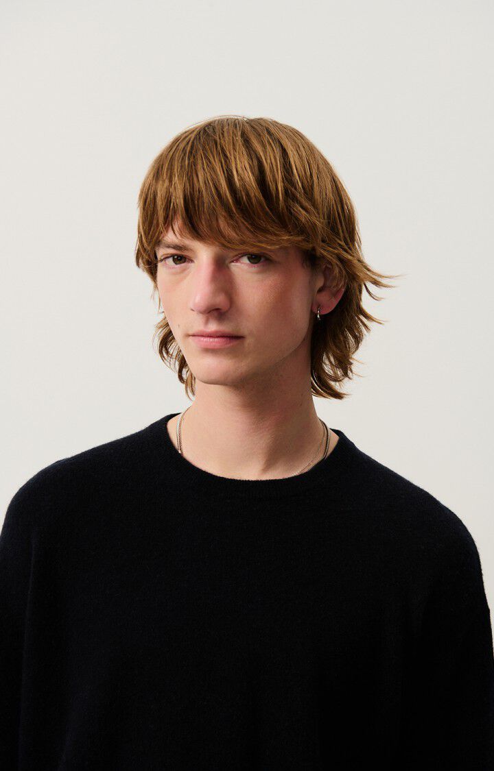 American Vintage Pull Homme Raxow - NOIR 60 Manches Longues Noir - E25