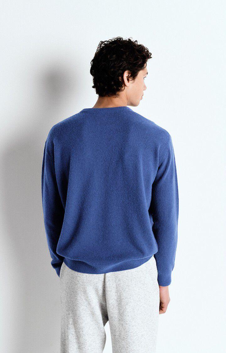 American Vintage Pull Homme Raxow - NUIT 60 Manches Longues Bleu - E25