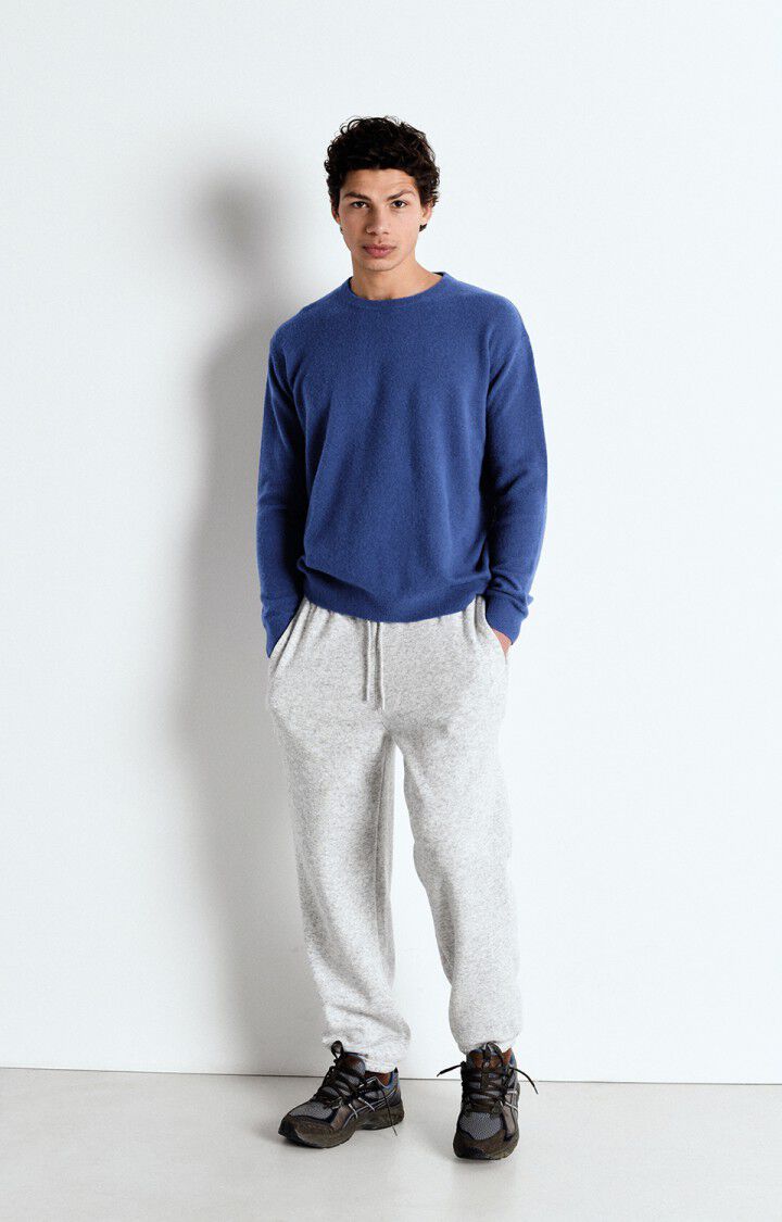 American Vintage Pull Homme Raxow - NUIT 60 Manches Longues Bleu - E25