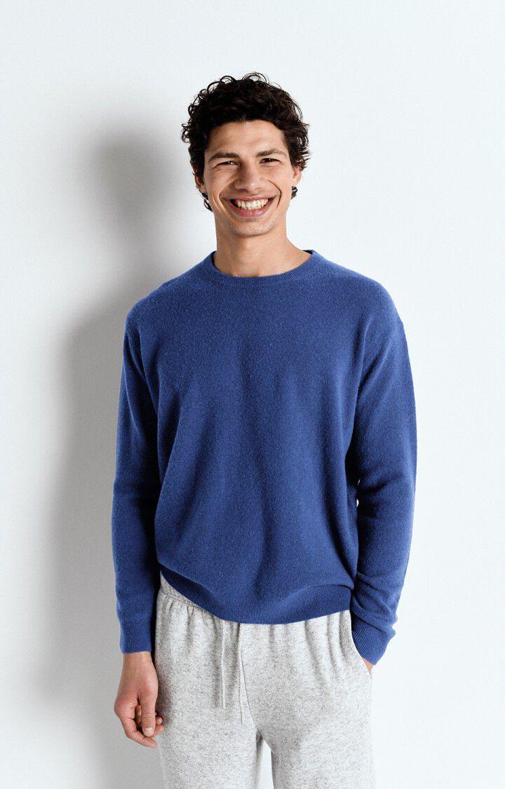 american vintage Pull homme Raxow - NUIT 60 Manches longues Bleu - E25