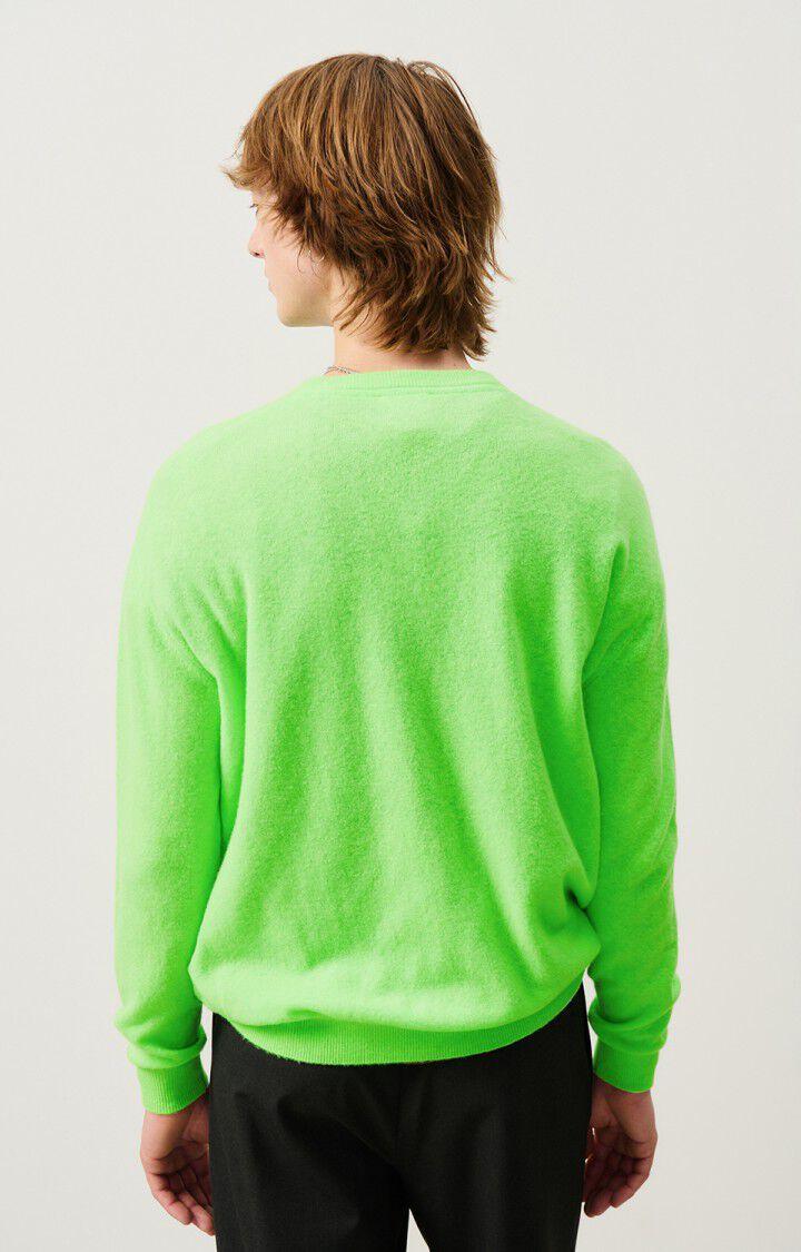 American Vintage Pull Homme Raxow - POMME FLUO 60 Manches Longues Vert - H24