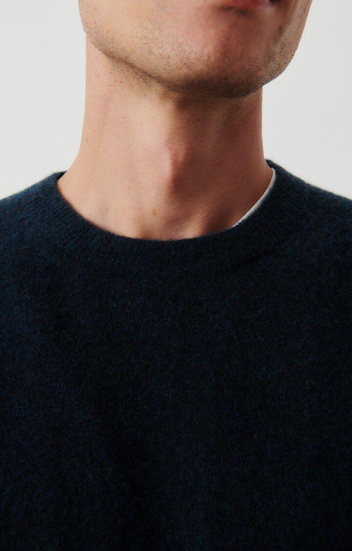 American Vintage Pull Homme Razpark - ABYSSE CHINE 60 Manches Longues Bleu - E24