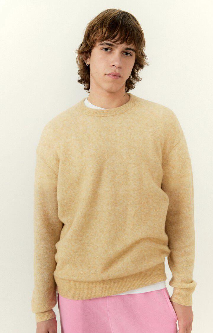 american vintage Pull homme Razpark - BEIGE MULTICHINE 60 Manches longues Beige - E23