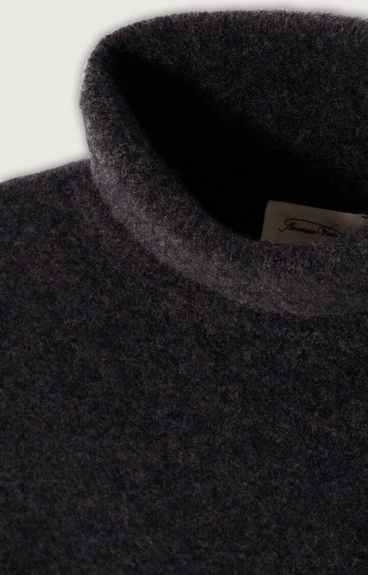 American Vintage Pull Homme Razpark - CHAUVE SOURIS CHINE 60 Manches Longues Gris - H22B