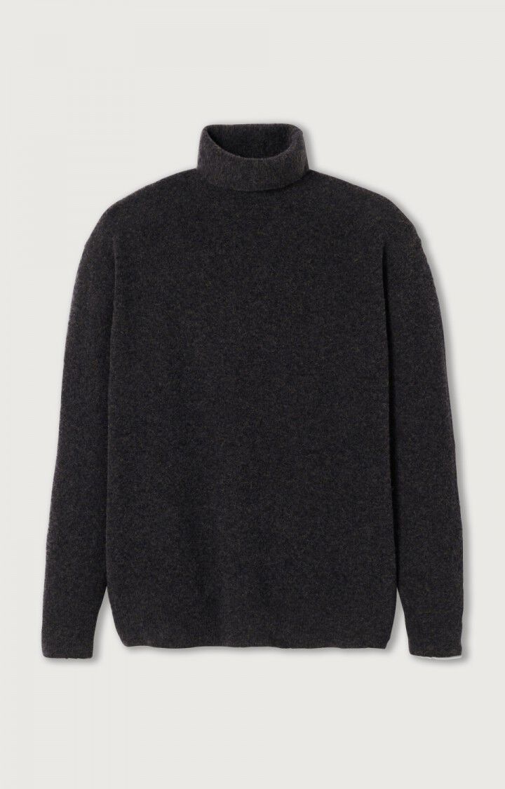 american vintage Pull homme Razpark - CHAUVE SOURIS CHINE 60 Manches longues Gris - H22B