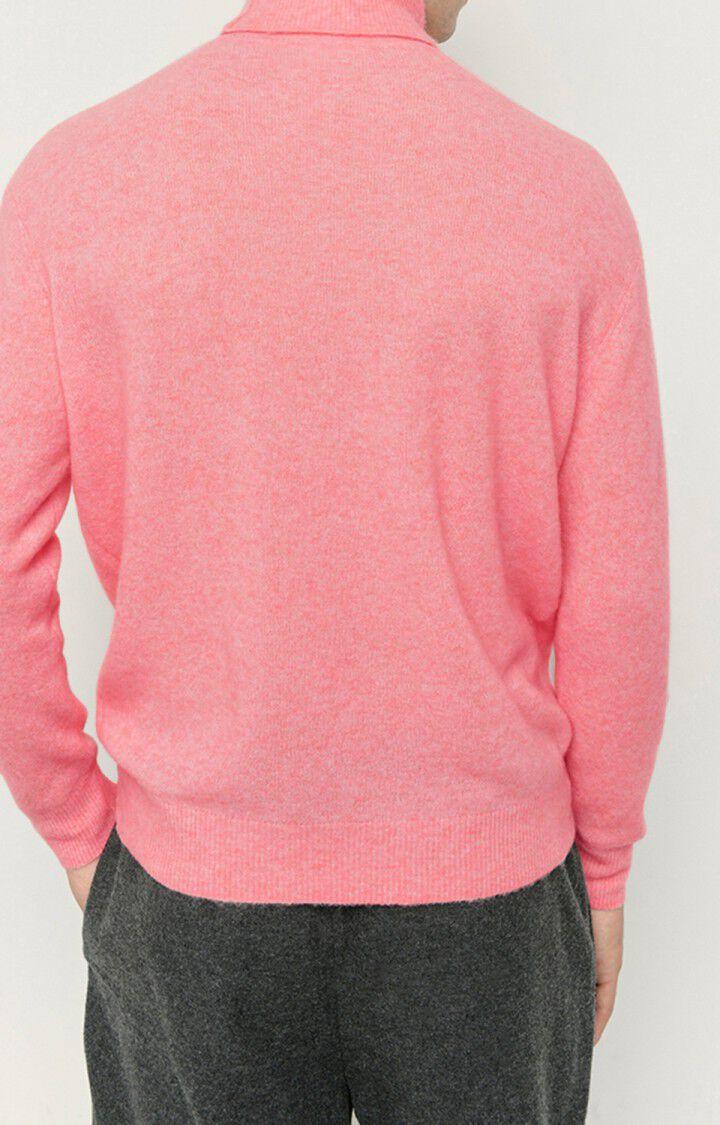 American Vintage Pull Homme Razpark - ORCHIDEE CHINE 60 Manches Longues Rose - H22B