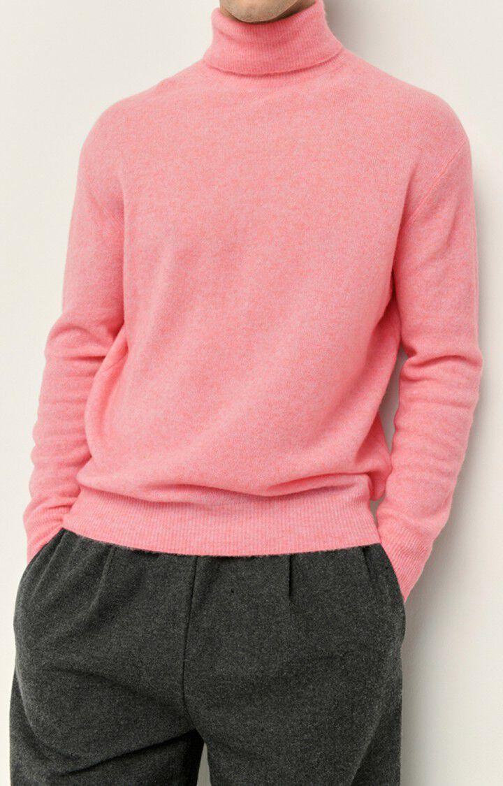 american vintage Pull homme Razpark - ORCHIDEE CHINE 60 Manches longues Rose - H22B