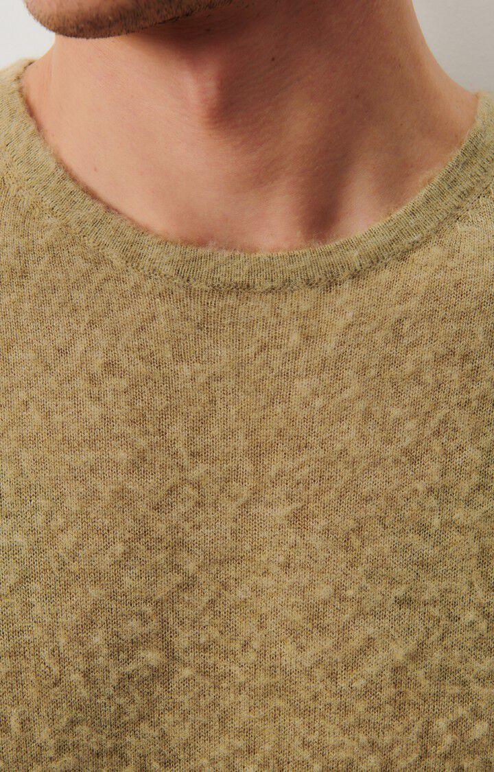 American Vintage Pull Homme Sizobay - BELETTE CHINE 61 Manches Longues Marron - E24