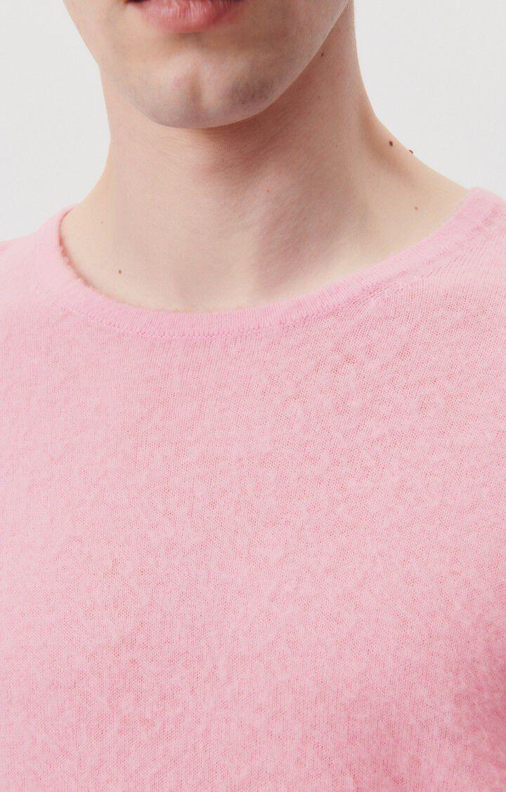 American Vintage Pull Homme Sizobay - BISOU 61 Manches Longues Rose - E24