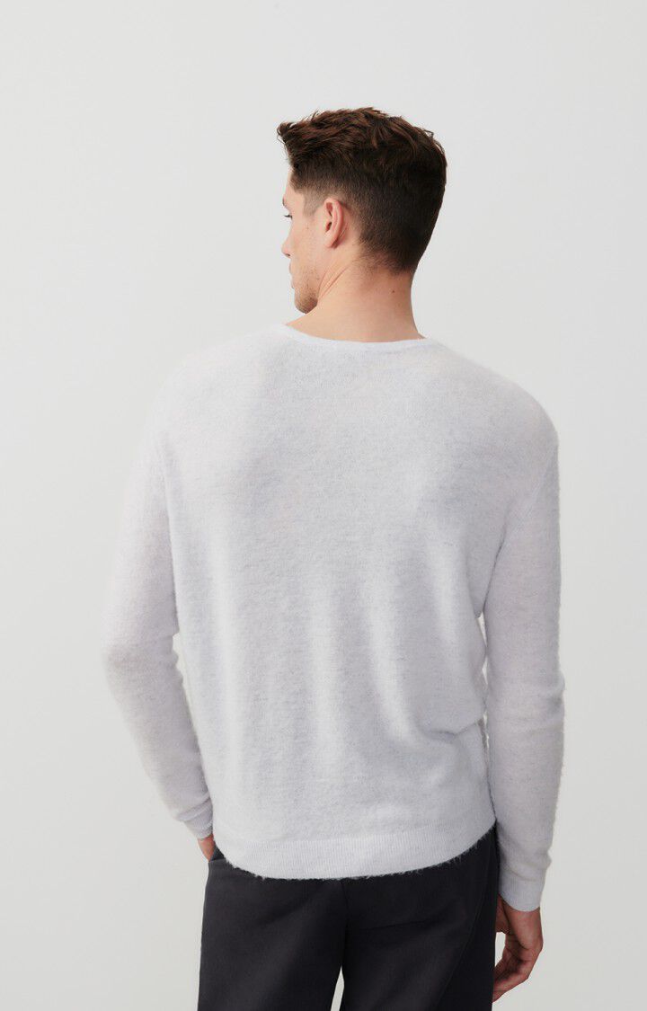 American Vintage Pull Homme Sizobay - POLAIRE CHINE 61 Manches Longues Gris - E24