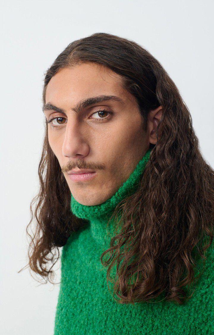 American Vintage Pull Homme Zolly - BASILIC CHINE 50 Manches Longues Vert - H24