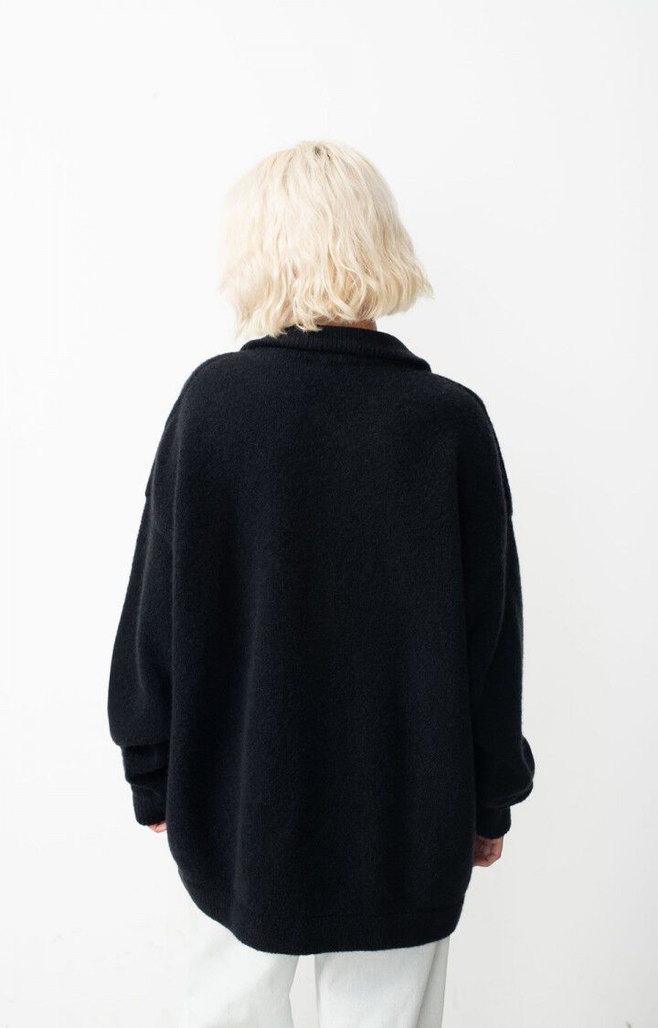 American Vintage Pull Mixte Gylson - NOIR 54 Manches Longues Noir - H24