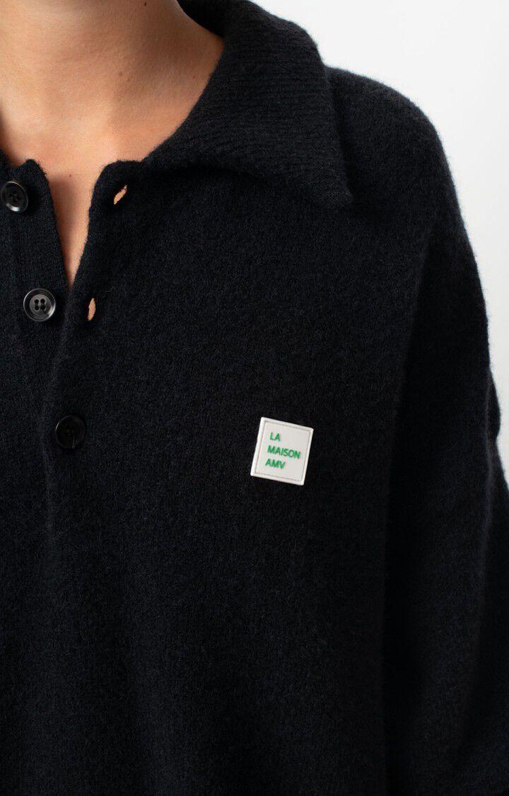 American Vintage Pull Mixte Gylson - NOIR 54 Manches Longues Noir - H24