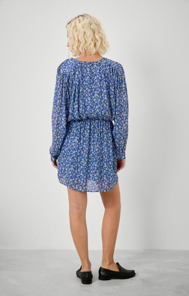 American Vintage Robe Femme Aboodi - FRANCINE Manches Longues Bleu - E21