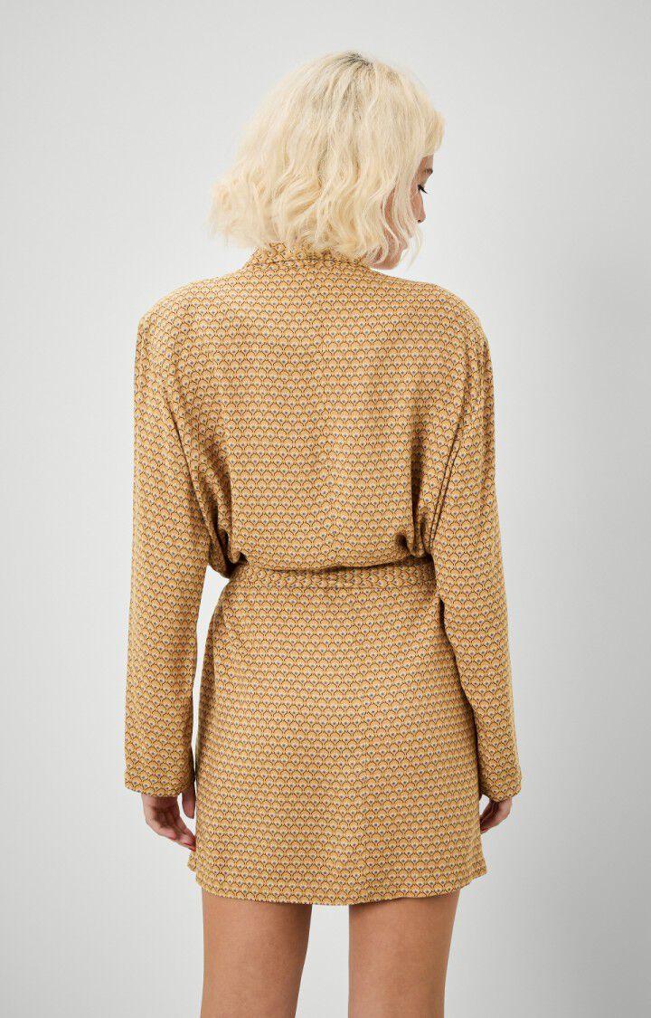 American Vintage Robe Femme Belabay - ARLETTE Manches Longues Marron - E20