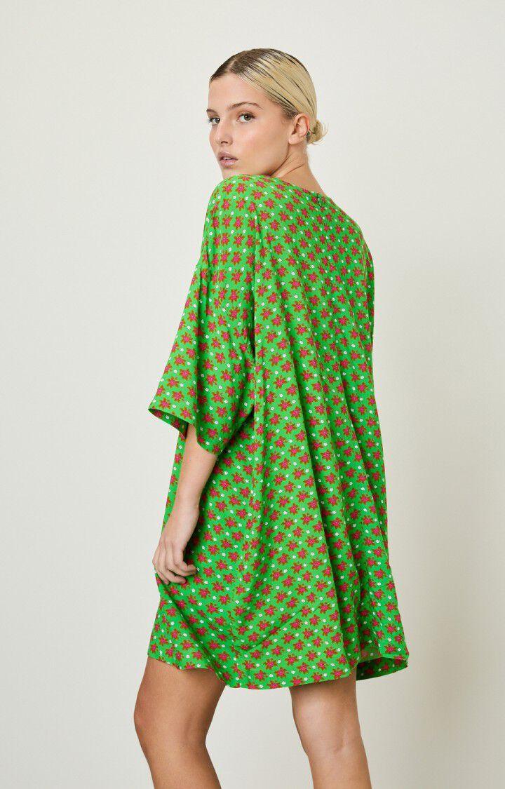 American Vintage Robe Femme Belabay - MADDY Manches 7/8 Vert - E20
