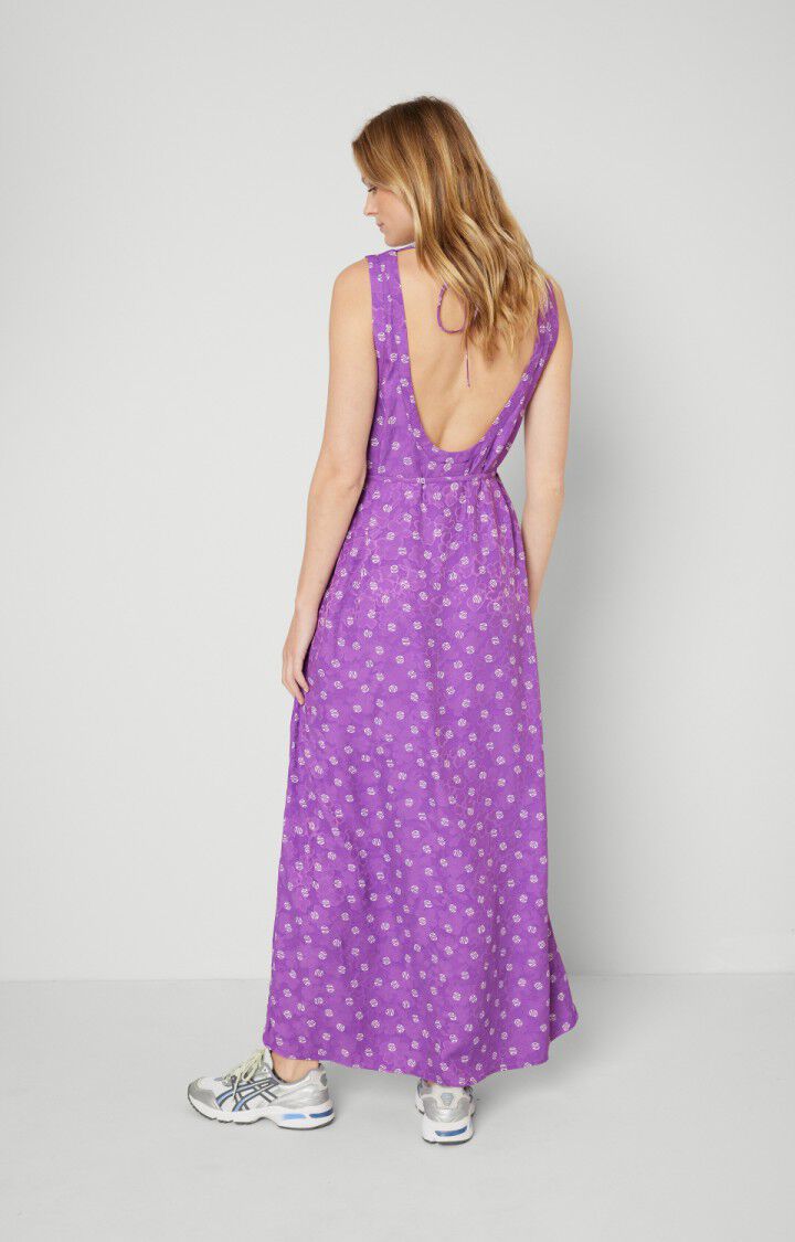 American Vintage Robe Femme Bukbay - ANITA 0 Fines Bretelles Violet - E23