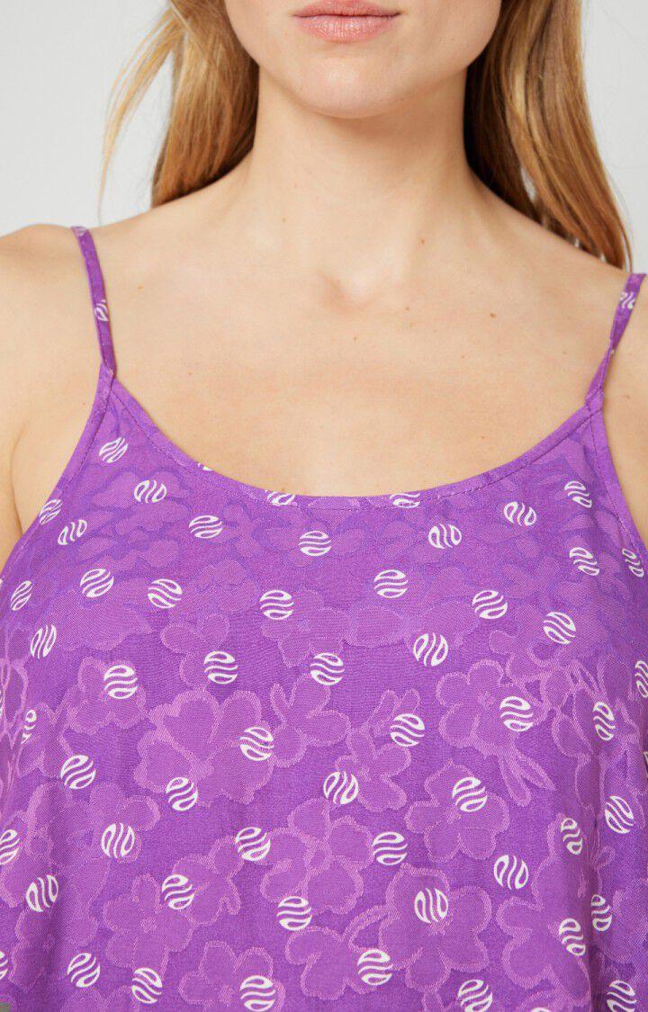 American Vintage Robe Femme Bukbay - ANITA 0 Fines Bretelles Violet - E23
