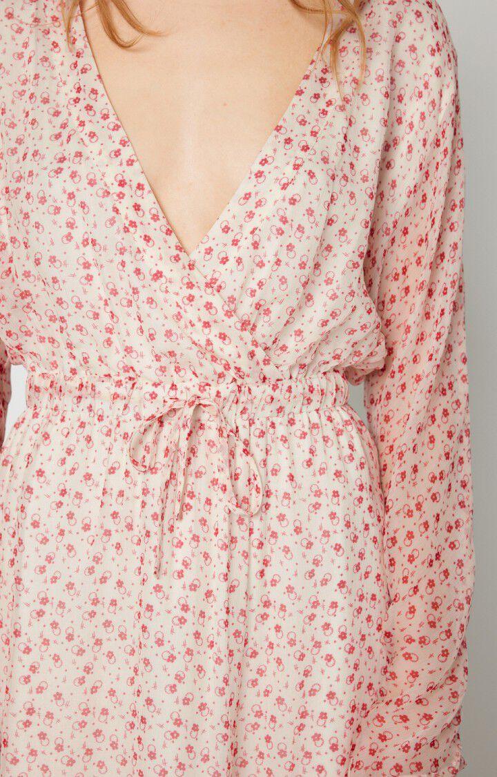 American Vintage Robe Femme Cosawood - ELISE Manches Longues Rouge - E20