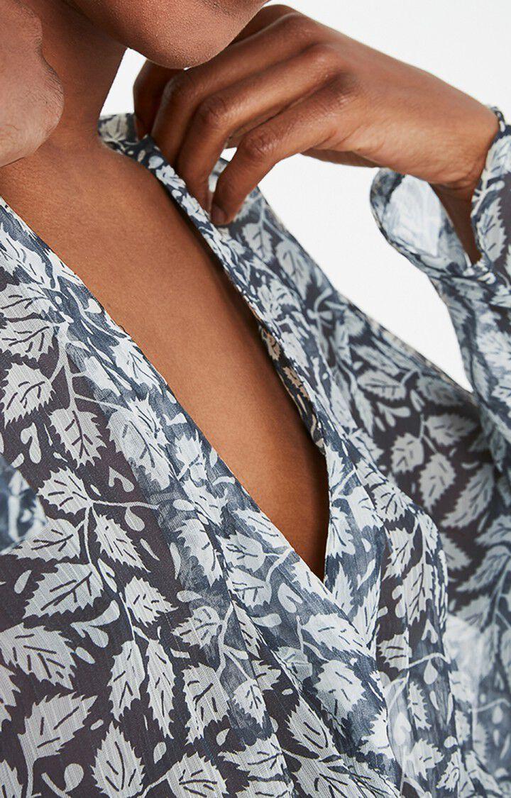 American Vintage Robe Femme Cosawood - JANE Manches Longues Bleu - E20