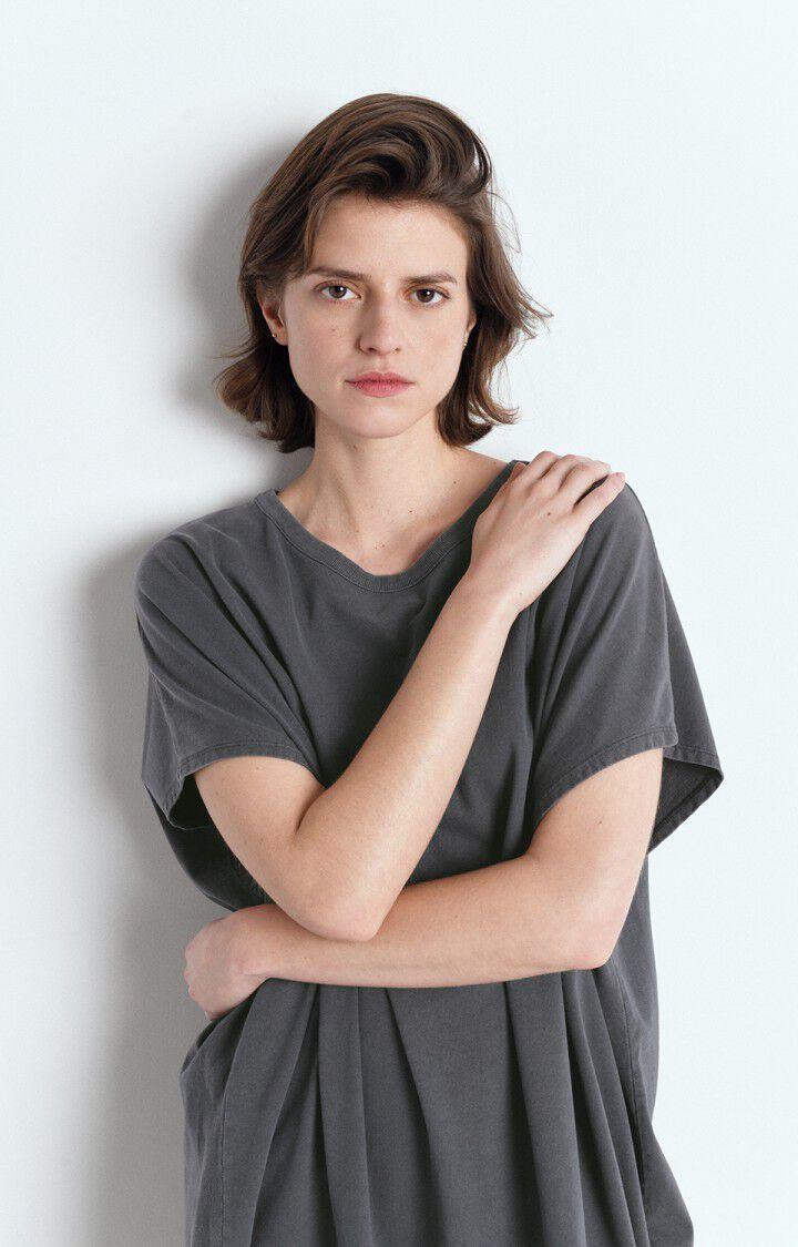 American Vintage Robe Femme Fazy - ACIER VINTAGE 0 Sans Manches Gris - E25