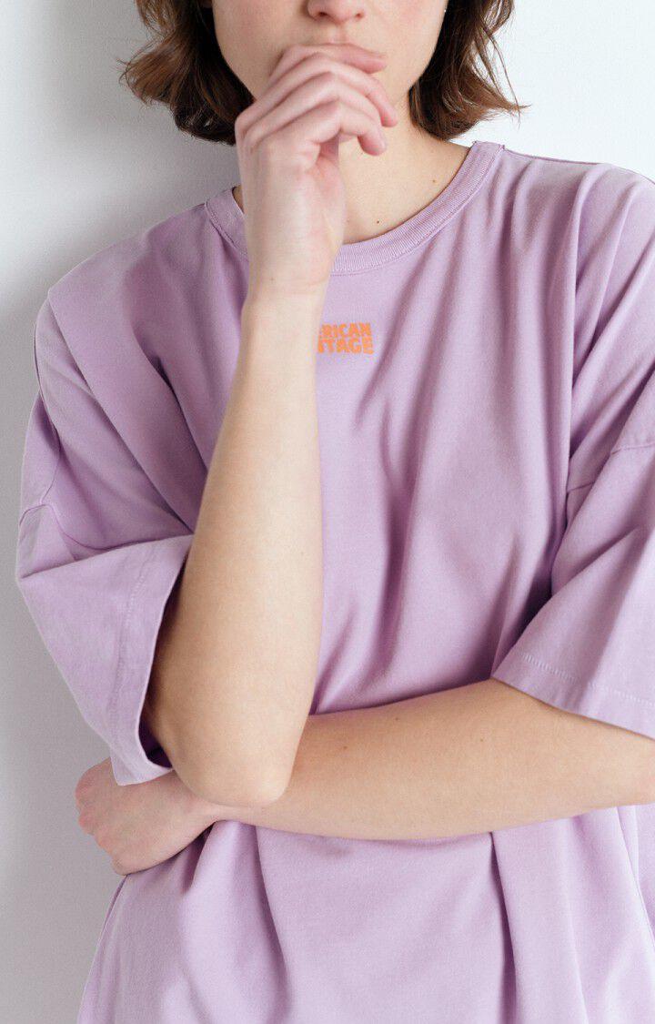 American Vintage Robe Femme Fazy - ORCHIDEE VINTAGE 14 Manches Courtes Violet - E25