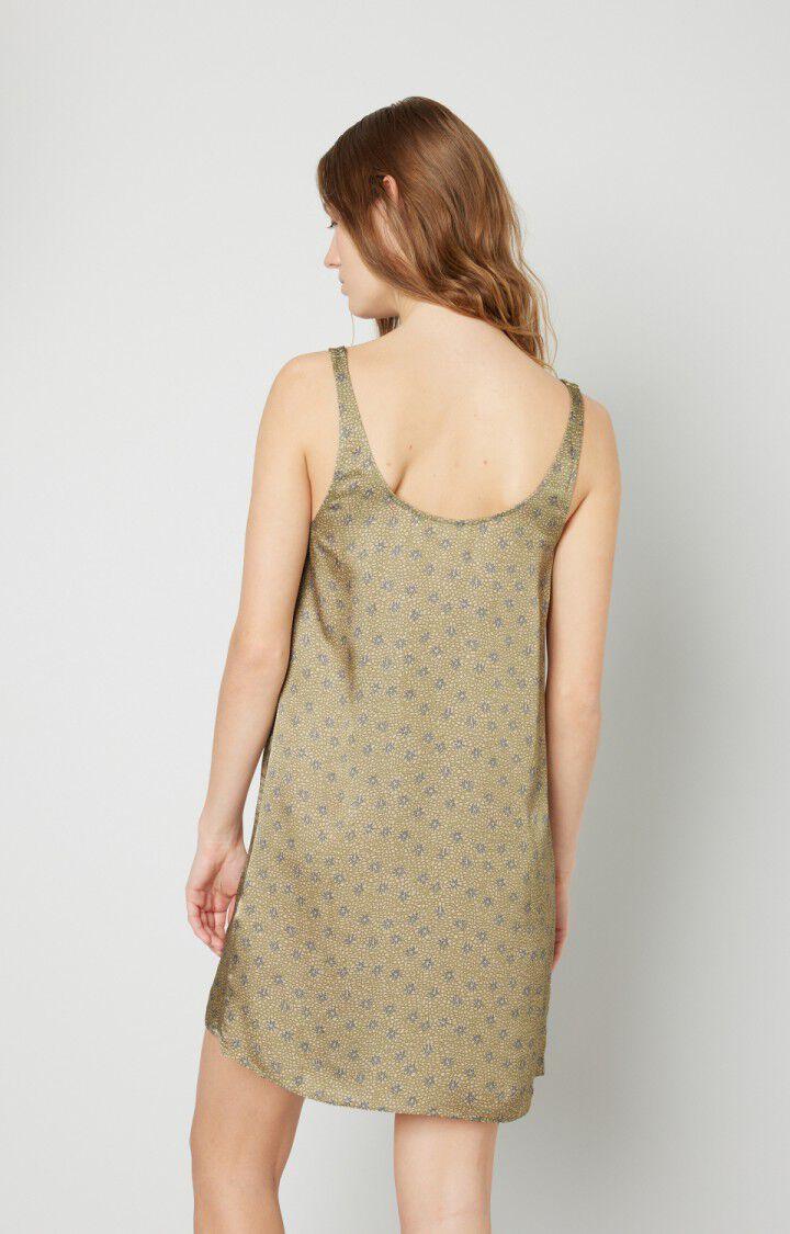 American Vintage Robe Femme Gintown - MARIANNE Fines Bretelles Vert - H21