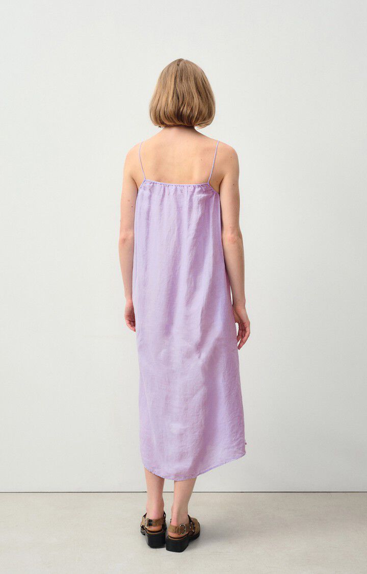 American Vintage Robe Femme Ivybo - JACINTHE 0 Fines Bretelles Violet - E24