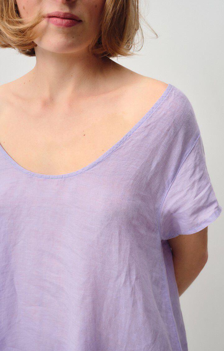 American Vintage Robe Femme Ivybo - JACINTHE 16 Manches Courtes Violet - E24