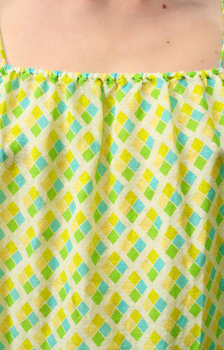 American Vintage Robe Femme Ivybo - LOLA 0 Fines Bretelles Blanc - E24