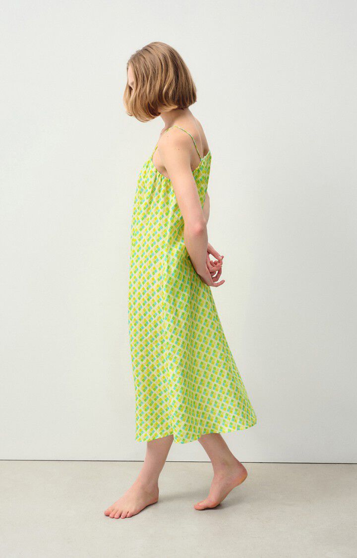 American Vintage Robe Femme Ivybo - LOLA 0 Fines Bretelles Blanc - E24