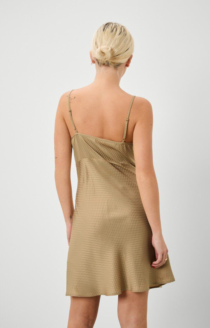 American Vintage Robe Femme Karow - HAVANE Fines Bretelles Beige - E21