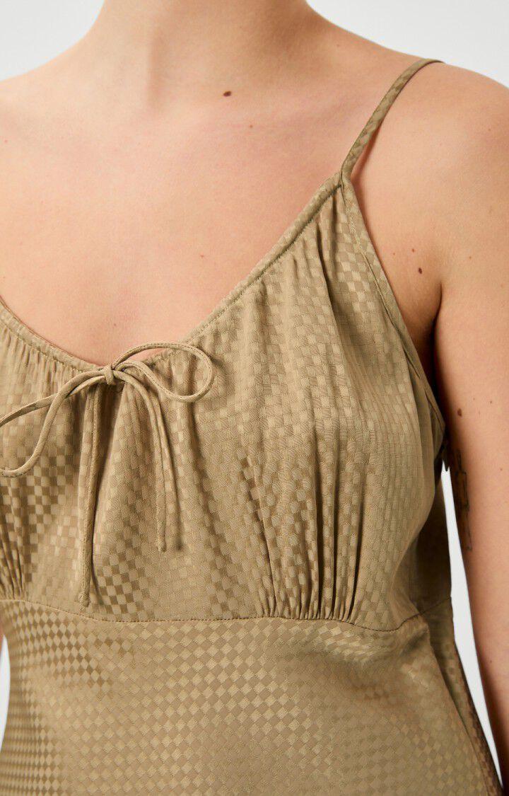 American Vintage Robe Femme Karow - HAVANE Fines Bretelles Beige - E21