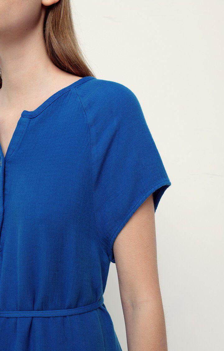 American Vintage Robe Femme Kyobay - SAPHIR Manches Raglan Bleu - E20