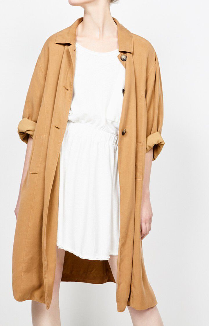American Vintage Robe Femme Liferoad - NACRE Beige - E18