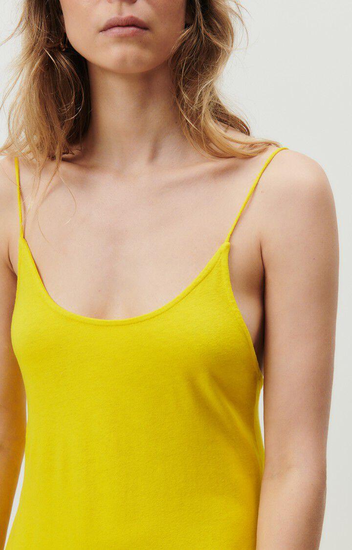 American Vintage Robe Femme Lopintale - TOURNESOL VINTAGE 0 Fines Bretelles Jaune - E23
