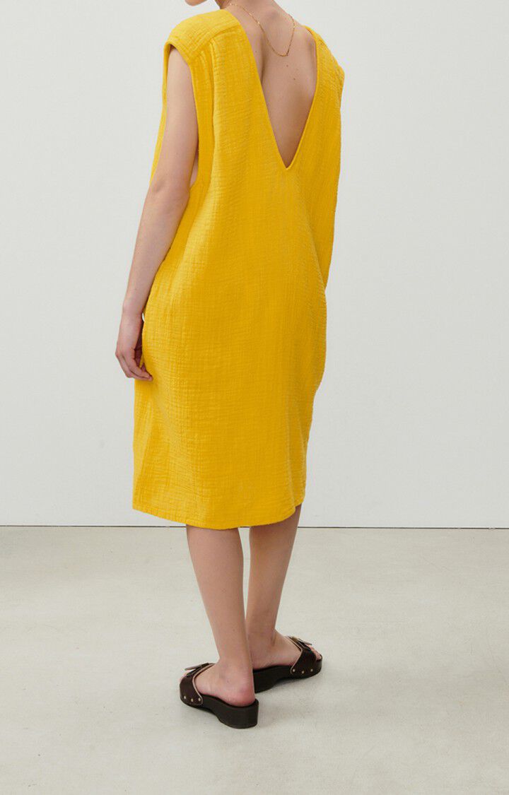 American Vintage Robe Femme Oyobay - ACACIA 0 Sans Manches Jaune - E23