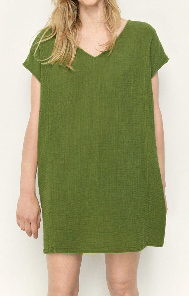 American Vintage Robe Femme Oyobay - CROCODILE Sans Manches Vert - E22